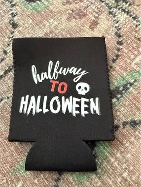Halfway to Halloween drink cozy cheap sale spooky ghost